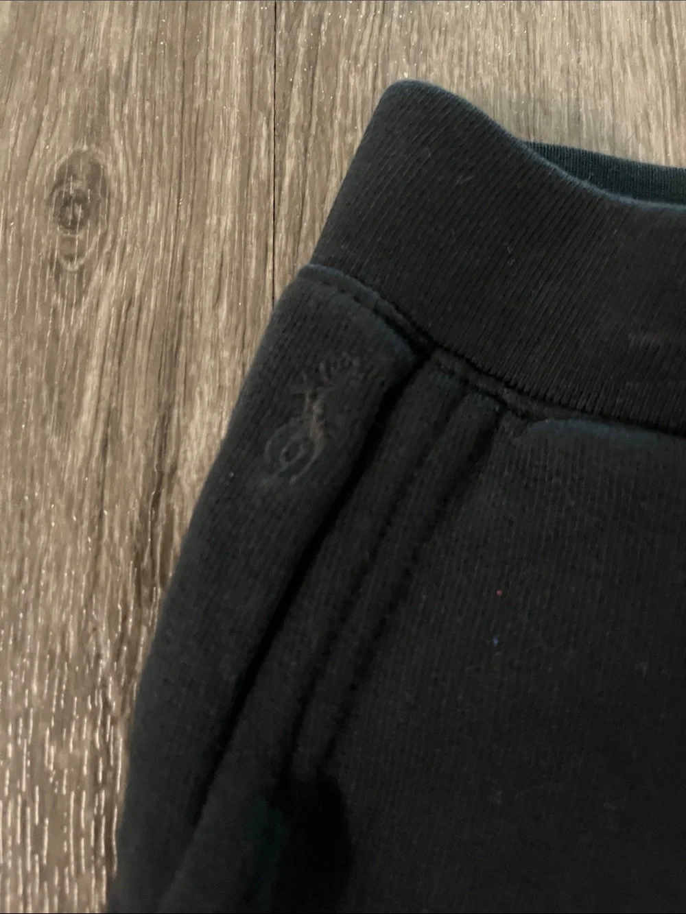 Ralph Lauren Black Kids Sweatpant Joggers with Drawstring